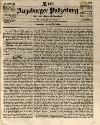 Augsburger Postzeitung Donnerstag 6. Mai 1847