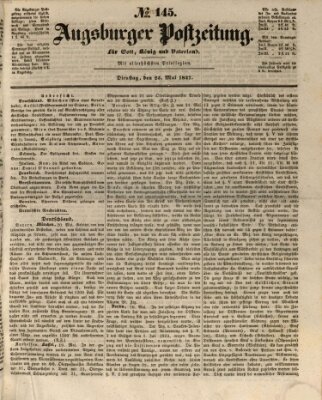 Augsburger Postzeitung Dienstag 25. Mai 1847