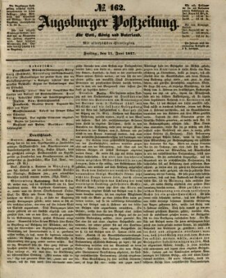 Augsburger Postzeitung Freitag 11. Juni 1847