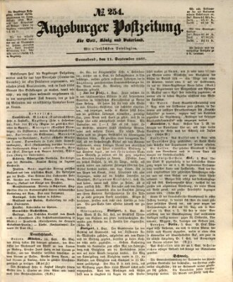 Augsburger Postzeitung Samstag 11. September 1847