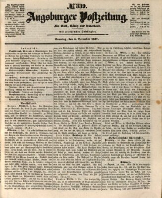 Augsburger Postzeitung Sonntag 5. Dezember 1847