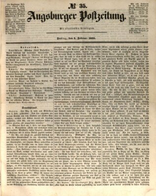 Augsburger Postzeitung Freitag 4. Februar 1848