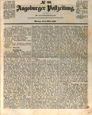 Augsburger Postzeitung Montag 6. März 1848