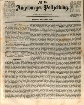 Augsburger Postzeitung Mittwoch 8. März 1848