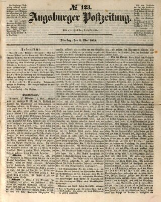 Augsburger Postzeitung Dienstag 2. Mai 1848