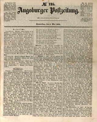 Augsburger Postzeitung Donnerstag 4. Mai 1848