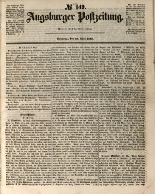 Augsburger Postzeitung Sonntag 28. Mai 1848