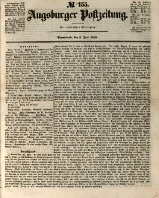 Augsburger Postzeitung Samstag 3. Juni 1848