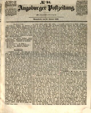 Augsburger Postzeitung Samstag 27. Januar 1849