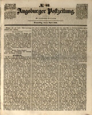 Augsburger Postzeitung Donnerstag 5. April 1849