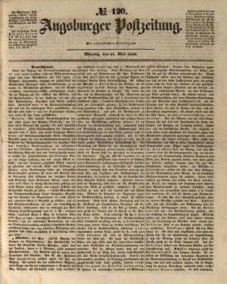 Augsburger Postzeitung Montag 21. Mai 1849