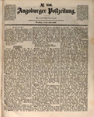 Augsburger Postzeitung Dienstag 3. Juli 1849