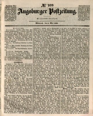 Augsburger Postzeitung Mittwoch 8. Mai 1850