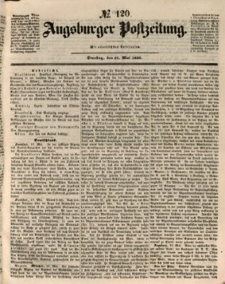 Augsburger Postzeitung Dienstag 21. Mai 1850