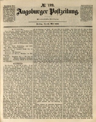 Augsburger Postzeitung Freitag 24. Mai 1850