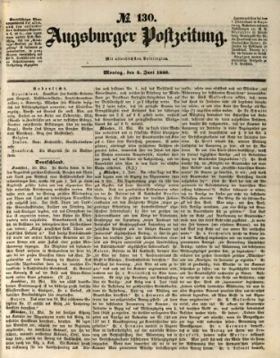 Augsburger Postzeitung Montag 3. Juni 1850