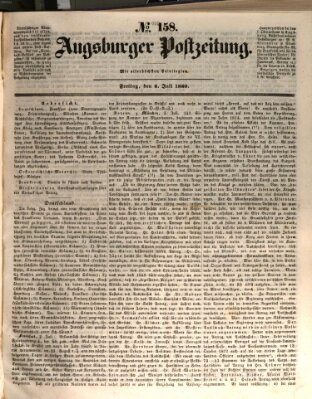 Augsburger Postzeitung Freitag 5. Juli 1850