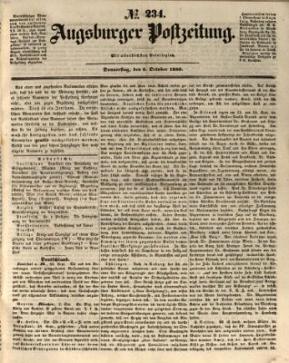 Augsburger Postzeitung Donnerstag 3. Oktober 1850