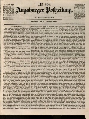 Augsburger Postzeitung Mittwoch 18. Dezember 1850