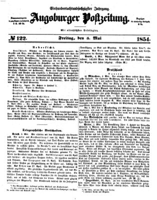 Augsburger Postzeitung Freitag 5. Mai 1854