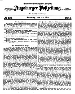 Augsburger Postzeitung Sonntag 14. Mai 1854