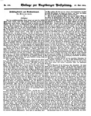 Augsburger Postzeitung Samstag 27. Mai 1854