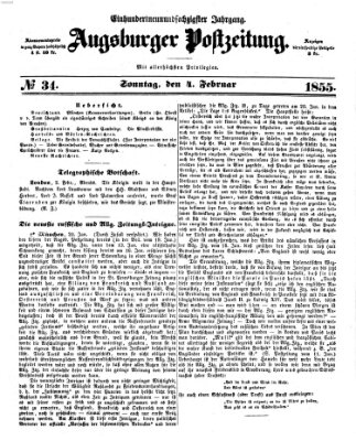 Augsburger Postzeitung Sonntag 4. Februar 1855