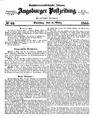 Augsburger Postzeitung Dienstag 6. März 1855