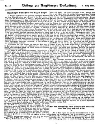 Augsburger Postzeitung Dienstag 6. März 1855