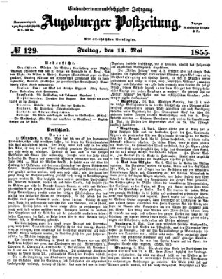 Augsburger Postzeitung Freitag 11. Mai 1855