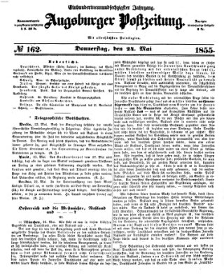 Augsburger Postzeitung Donnerstag 24. Mai 1855