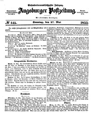 Augsburger Postzeitung Sonntag 27. Mai 1855