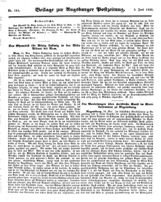 Augsburger Postzeitung Samstag 2. Juni 1855