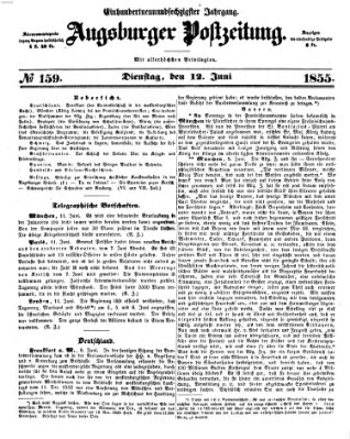 Augsburger Postzeitung Dienstag 12. Juni 1855