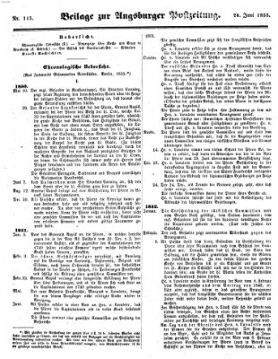 Augsburger Postzeitung Donnerstag 28. Juni 1855