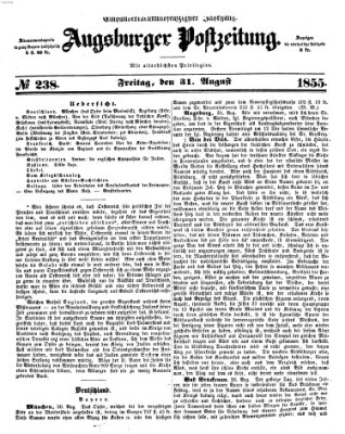 Augsburger Postzeitung Freitag 31. August 1855