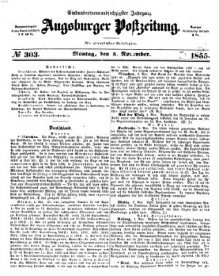 Augsburger Postzeitung Montag 5. November 1855