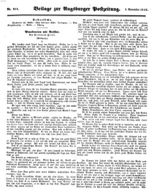 Augsburger Postzeitung Donnerstag 8. November 1855