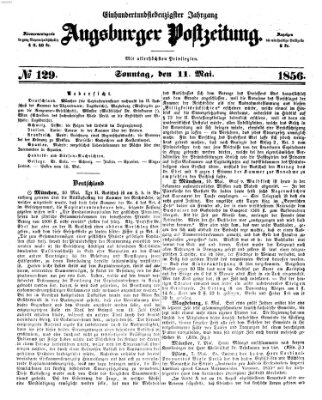 Augsburger Postzeitung Sonntag 11. Mai 1856