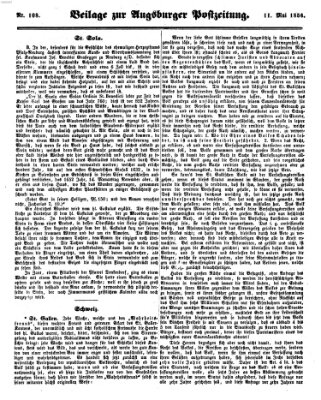 Augsburger Postzeitung Sonntag 11. Mai 1856