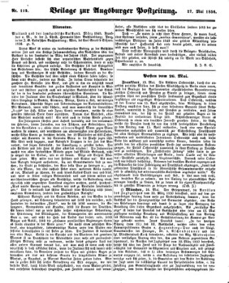 Augsburger Postzeitung Dienstag 27. Mai 1856