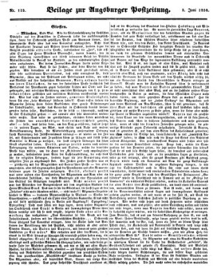 Augsburger Postzeitung Dienstag 3. Juni 1856