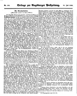 Augsburger Postzeitung Freitag 25. Juli 1856