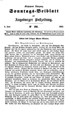 Augsburger Postzeitung. Sonntags-Beiblatt (Augsburger Postzeitung) Sonntag 3. Juni 1855