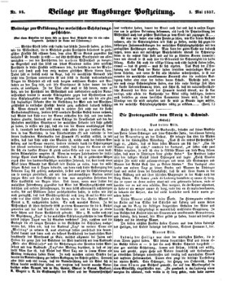 Augsburger Postzeitung Sonntag 3. Mai 1857