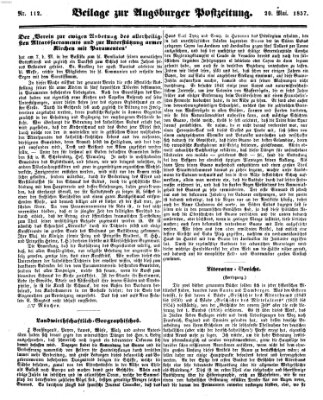 Augsburger Postzeitung Mittwoch 20. Mai 1857