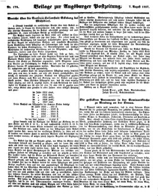 Augsburger Postzeitung Freitag 7. August 1857