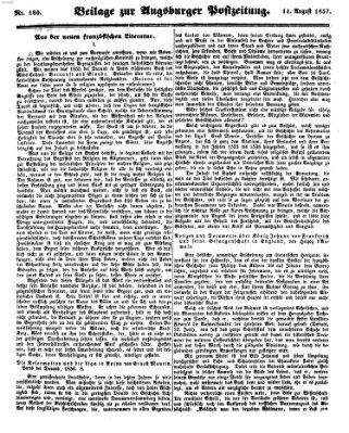 Augsburger Postzeitung Freitag 14. August 1857