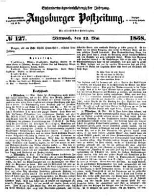 Augsburger Postzeitung Mittwoch 12. Mai 1858