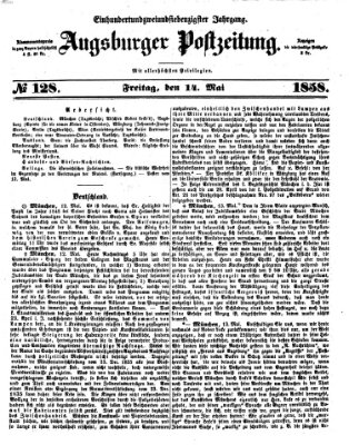 Augsburger Postzeitung Freitag 14. Mai 1858